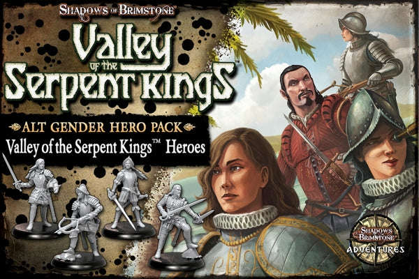Shadows of Brimstone Valley of the Serpent Kings Alt Gender Pack (Board Games)