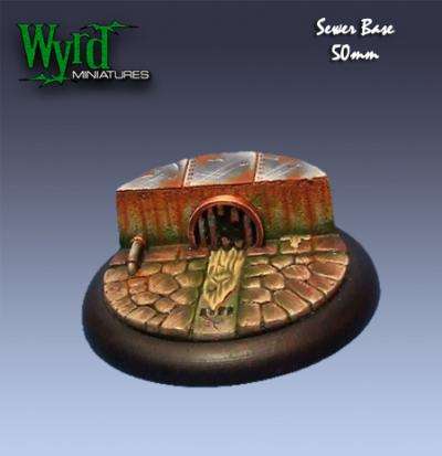 Base Inserts Sewer 50mm 1 Pack (Miniatures)
