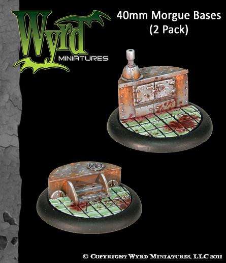 Bases Morgue 40mm 2 Pack (Miniatures)