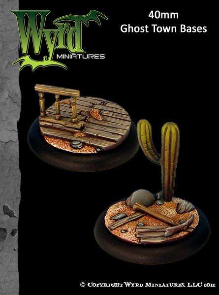 Bases Ghost Town 40mm (Miniatures)