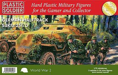 1/72 WWII German Sdkfz 251/D Halftrack (Miniatures)
