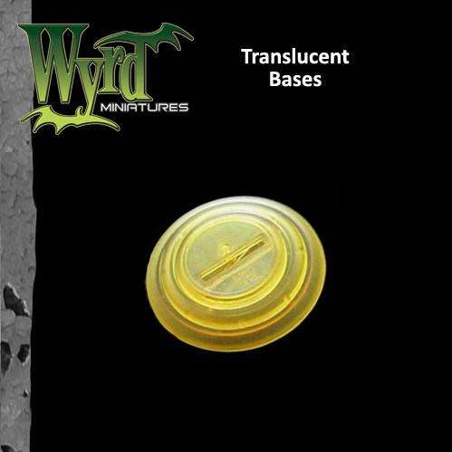 Bases Gold Translucent 40mm 5 Pack (Miniatures)