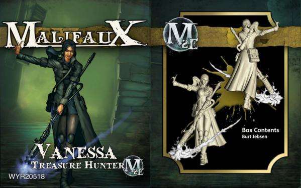 Malifaux The Outcasts Vanessa Treasure Hunter OOP (Miniatures)
