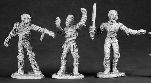 Dark Heaven Bones Mummy (3) (Miniatures)