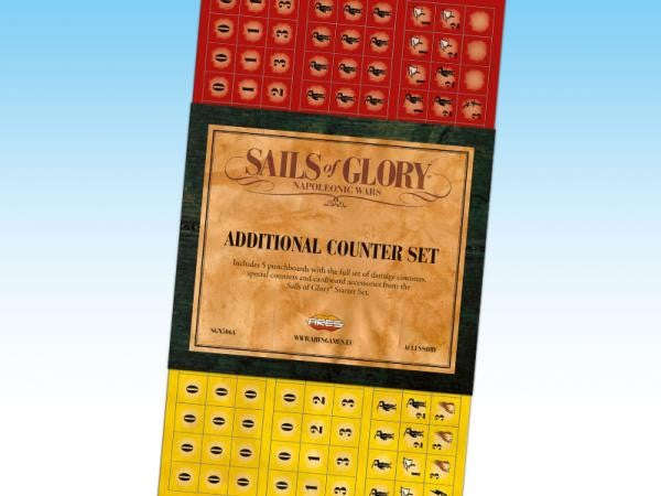 Sails of Glory Additional Counter Set Reprint (Board & Card Game Accessories)