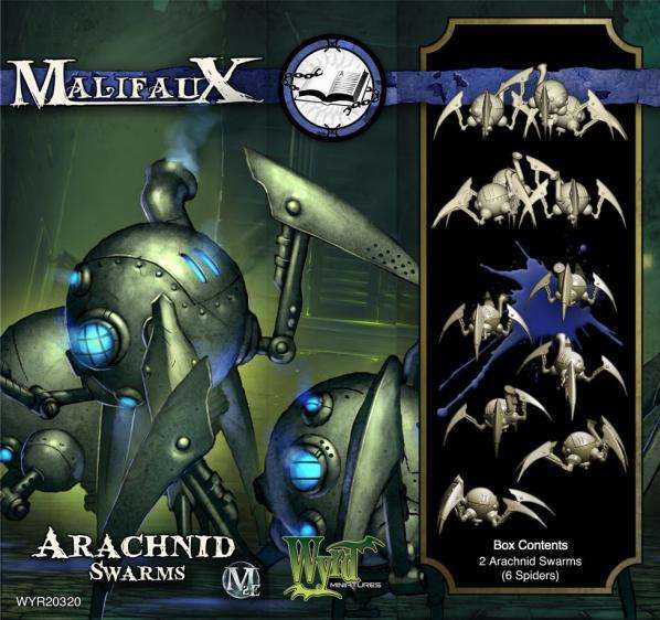 Malifaux The Arcanists Arachnid Swarms6 OOP (Miniatures)