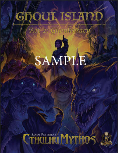 Cthulhu Mythos Ghoul Island Act 2 Ghoulocrazy 5E (Board Games)