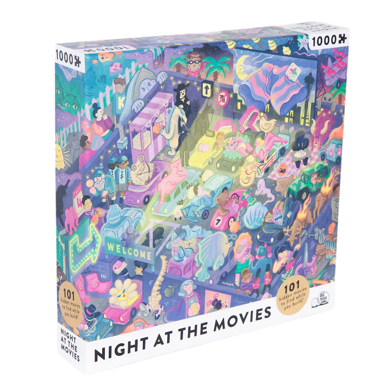 Night At The Movies Puzzle (1000) (Jigsaw Puzzle)