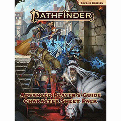 Pathfinder Advanced Players Guide Character Sheet Pack (RPGs)
