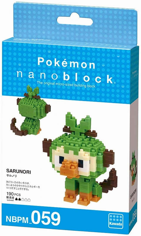 Nanoblock Pokemon Series Grookey BNT21610 (3D Puzzles)