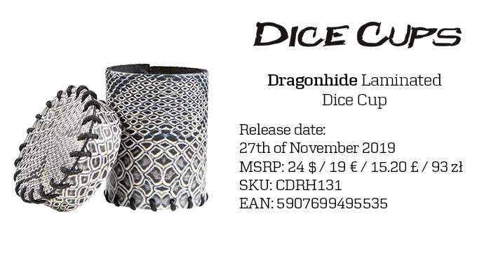 Dragonhide Laminated Dice Cup (CDRH101) (Dice Sets & Games)