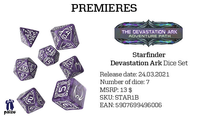 Starfinder Devastation Ark (7) (STAR09) (Board & Card Game Accessories)