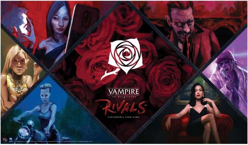 Vampire The Masquerade Rivals ECG Toreador Clan Playmat (Board Games)