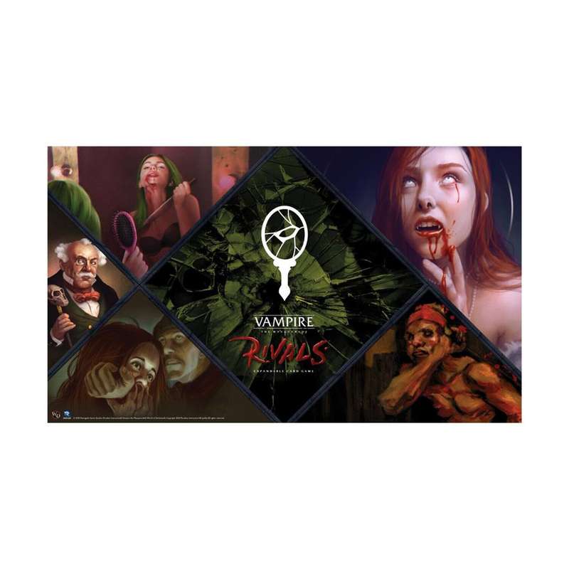 Vampire The Masquerade Rivals ECG Malkavian Clan Playmat (Board Games)