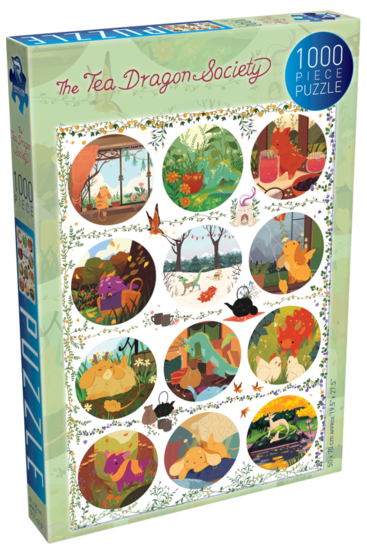 Tea Dragon Society Puzzle Circles (Jigsaw Puzzle)