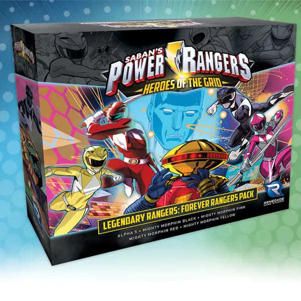 Power Rangers Heroes of the Grid Legendary Rangers Forever Rangers Pack (Board Games)