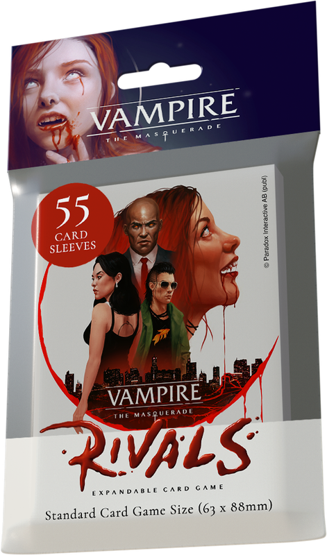 Vampire the Masquerade Rivals ECG Library Deck Sleeves (55) OOP (Card Sleeves)