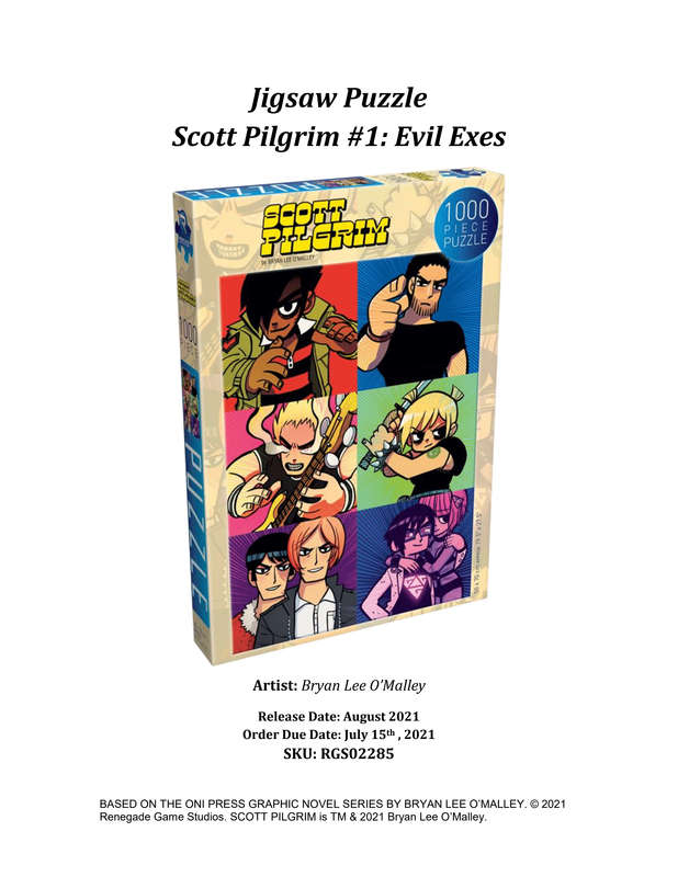 Scott Pilgrim Puzzle Evil Exes (Jigsaw Puzzle)