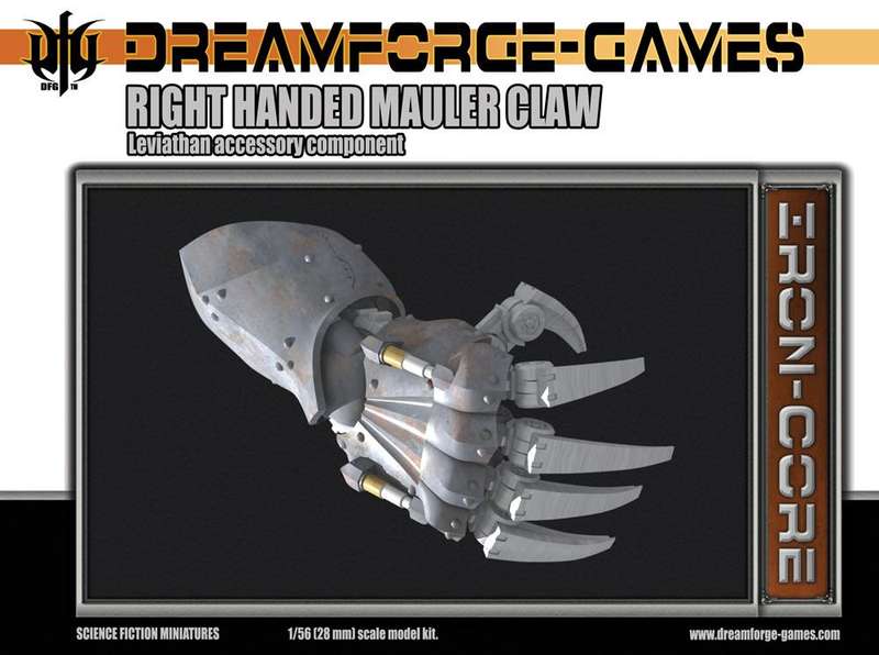 Mauler Claw Leviathan Right Handed- 28mm Leviathan Accessory Weapon OOP (Board Games)