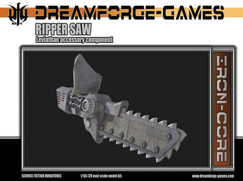 Ripper Saw Leviathan Weapon - 28mm Leviathan Accessory Weapon OOP (Board Games)