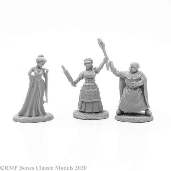 Dark Heaven Bones Classic Townsfolk II (3) (Miniatures)