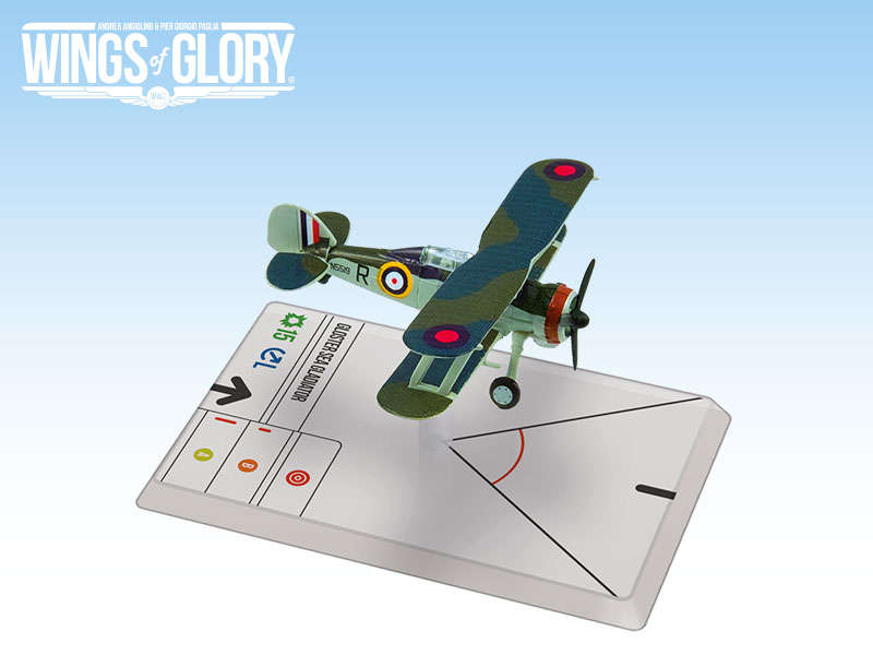 Wings Of Glory WWII Gloster Sea Gladiator Burges (Board & Card Game Accessories)