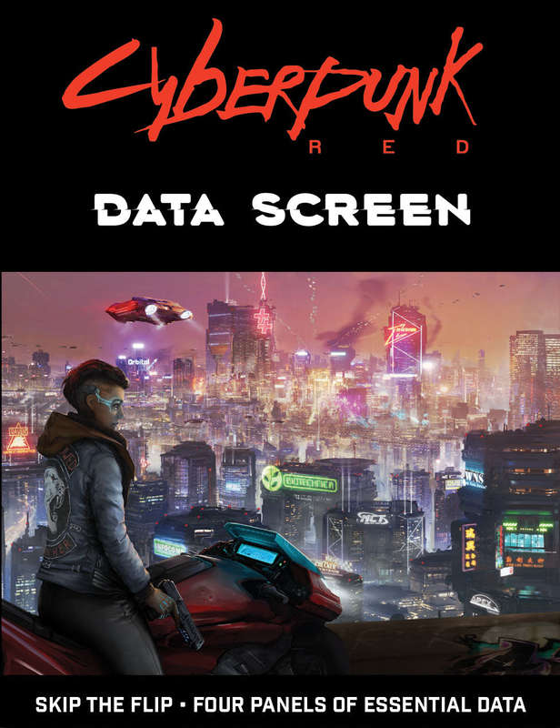 Cyberpunk Red Data Screen (RPGs)