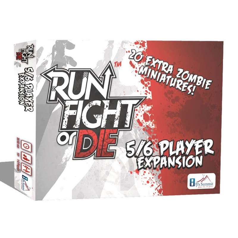 Run Fight or Die 5/6 Players expansion (Board Games)