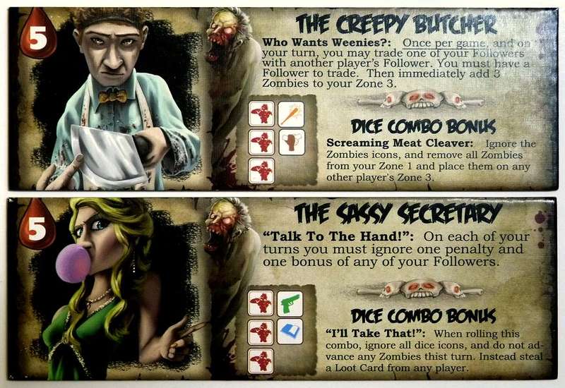 Run Fight or Die Character Boards Follower Deck (Board Games)