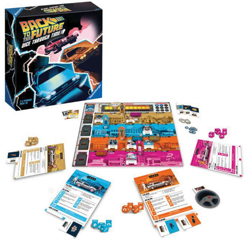 Back to the Future Dice Through Time (NO DMG CLAIMS) OOP (Dice Sets & Games)