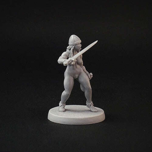 Female Berserker with Wine (Miniatures)