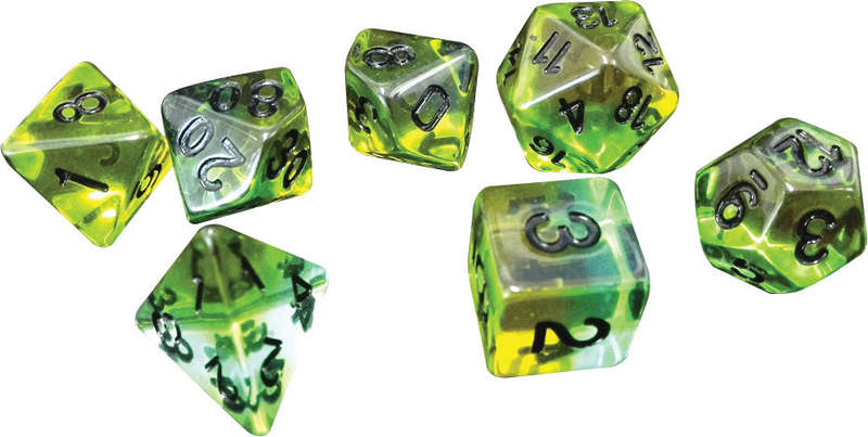 RPG Dice Set (7) Mojito (Dice Sets & Games)