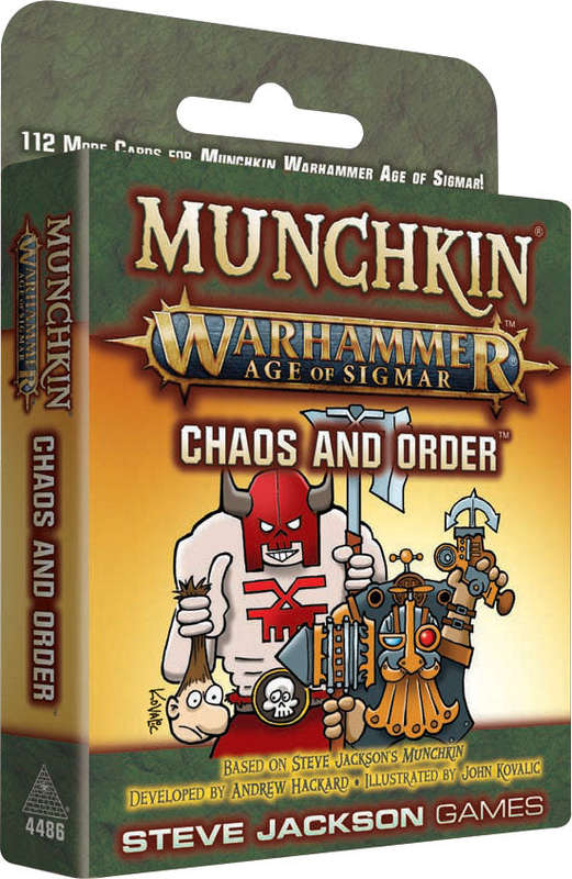 Munchkin Warhammer Age of Sigmar Chaos and Order (Board Games)