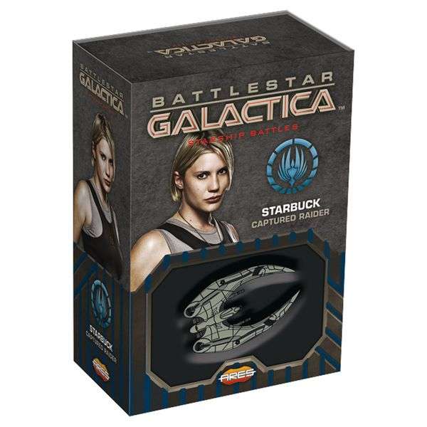 Battlestar Galactica Starship Battles Starbucks Cylon Raider Spaceship Pack OOP (Board Games)
