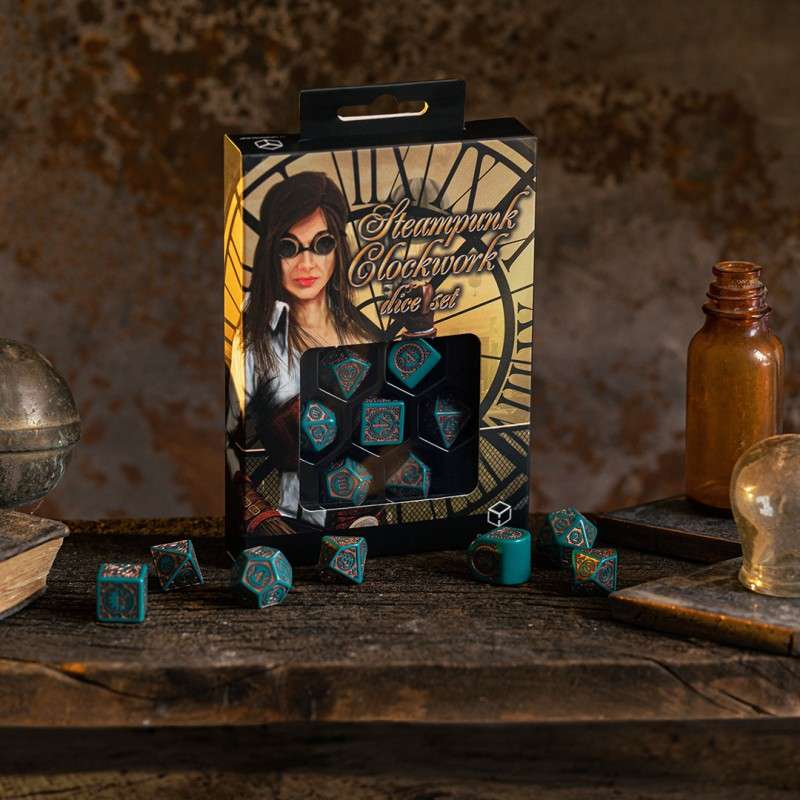 Steampunk Clockwork: Nautical Apparatus Modern Dice Set (RSTC05) (Dice Sets & Games)