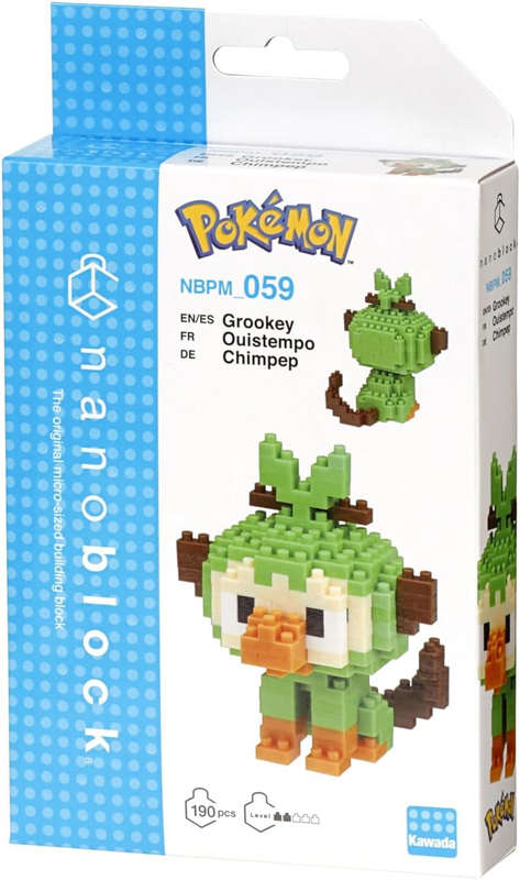 Nanoblock Pokemon Series Grookey BNT21660 (3D Puzzles)