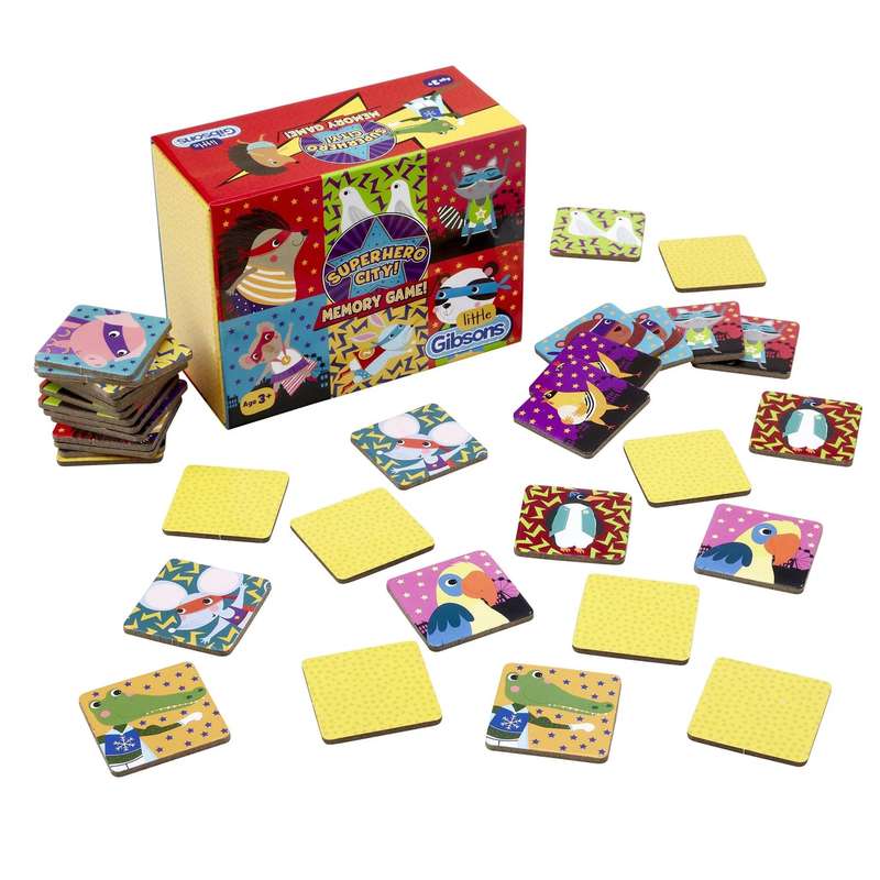 Superhero City Memory Game (Board Games)