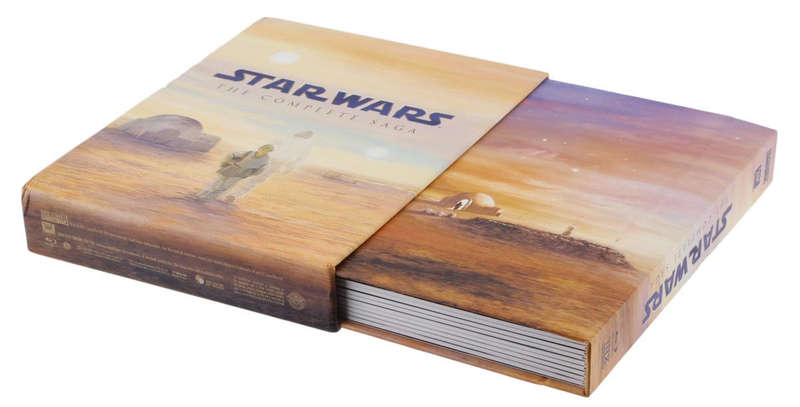 Star Wars: The Complete Saga (9 Disc Blu-ray Box Set, 2011) (Episodes 1-6 + Bonus) (Blu-ray) (Sec...