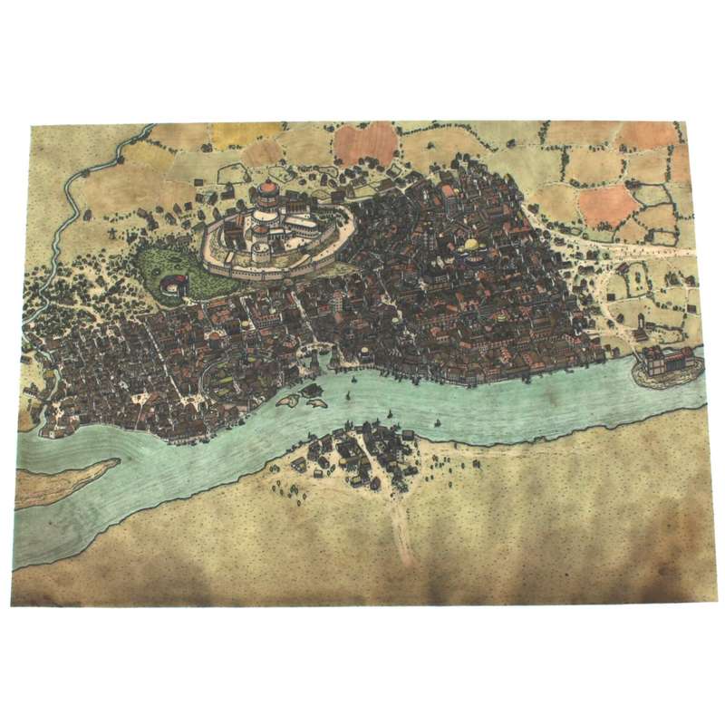 Symbaroum The Darkest Star Yndaros Velvet A3 Map (Maps)
