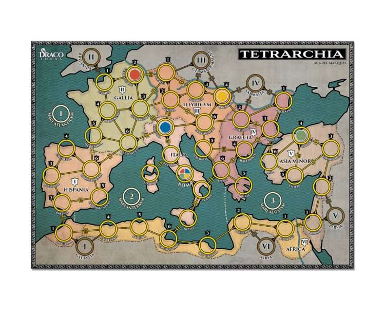 Tetrarchia Playmat 60x30cm (Board Games)