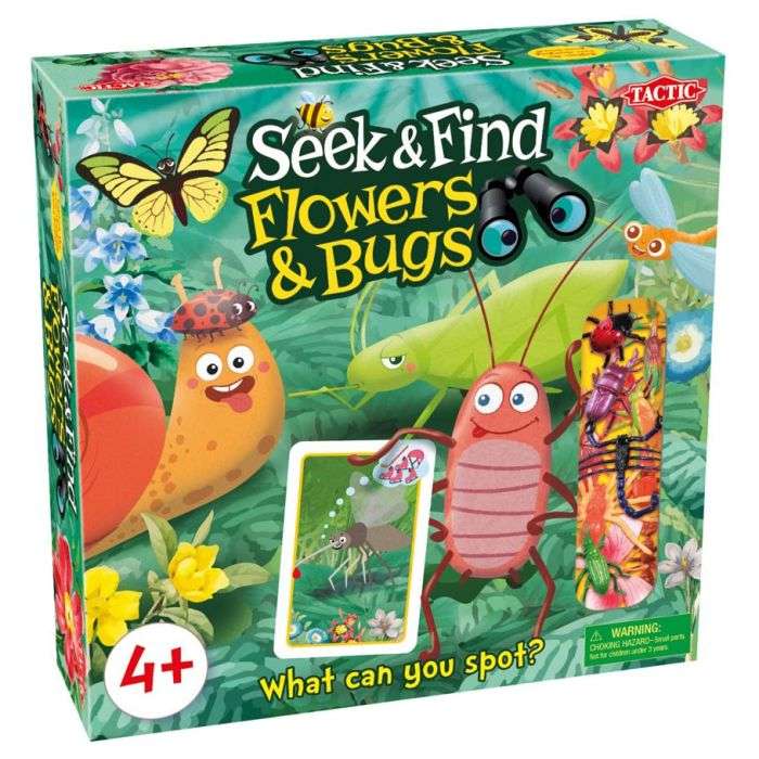 Seek & Find Flowers N Bugs (Board Games)