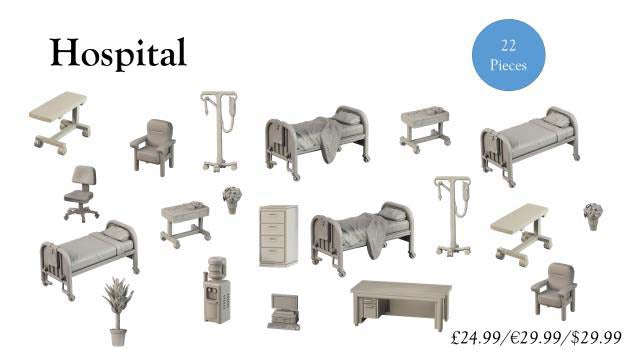 Terrain Crate Hospital (Miniatures)