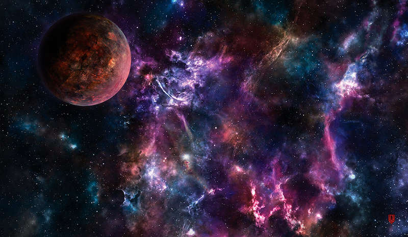 Space Sector 6 61x63cm TCG Gaming Mat (Gaming Mats)
