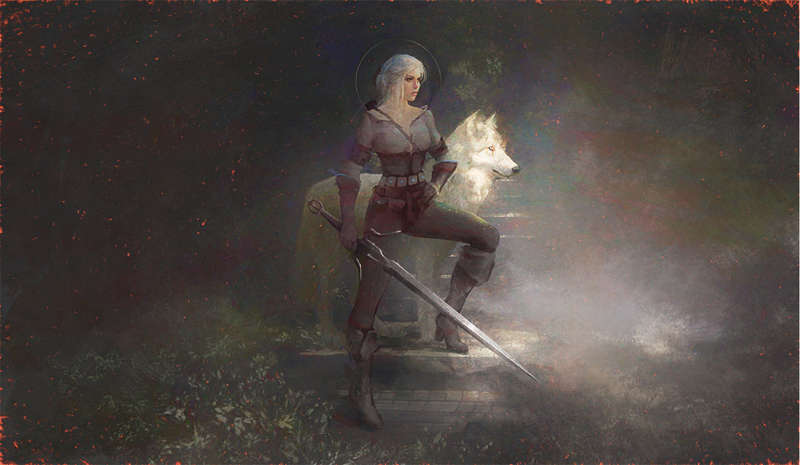 Swallow and the Wolf 61x63cm TCG Gaming Mat (Gaming Mats)