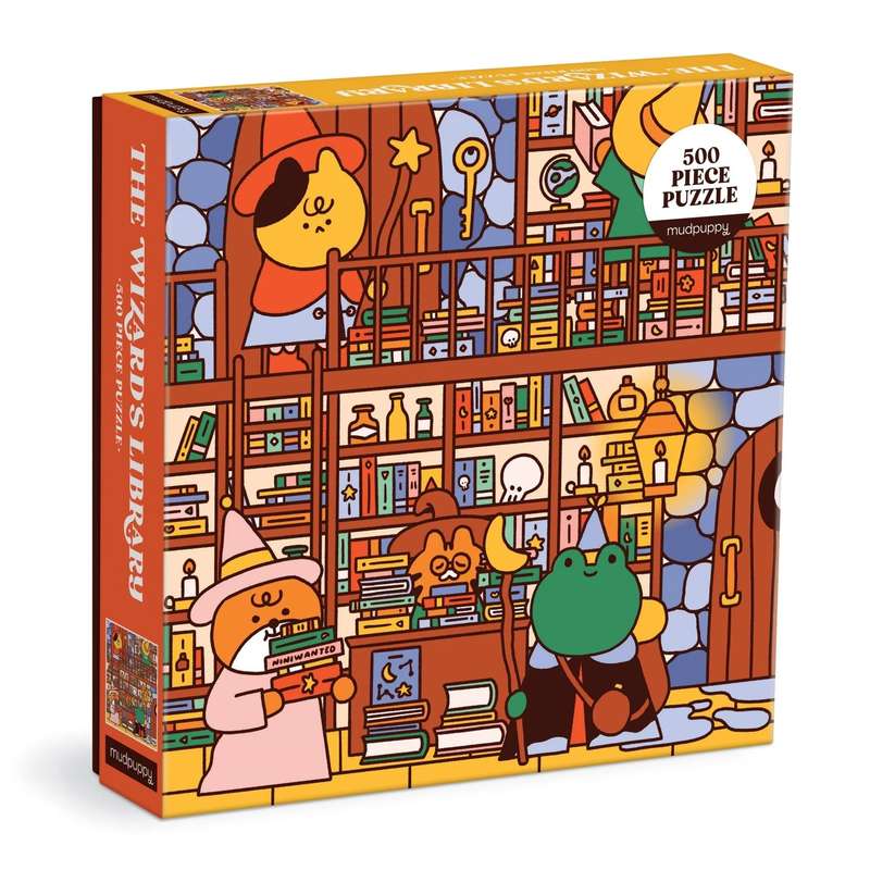 The Wizards Library Puzzle (500) (Jigsaw Puzzle)
