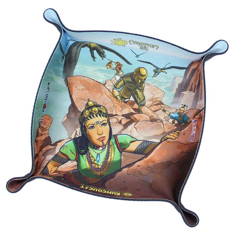 The Pegasus Plateau Runequest Square Folding Dice Tray (Dice Sets & Games)