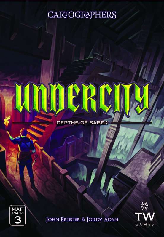 Cartographers Heroes Map Pack 3 Undercity (Maps)