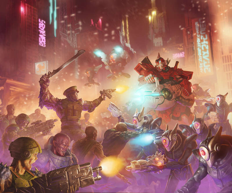 Deadzone Fall of Omega VII 2 Player Set (Miniatures)