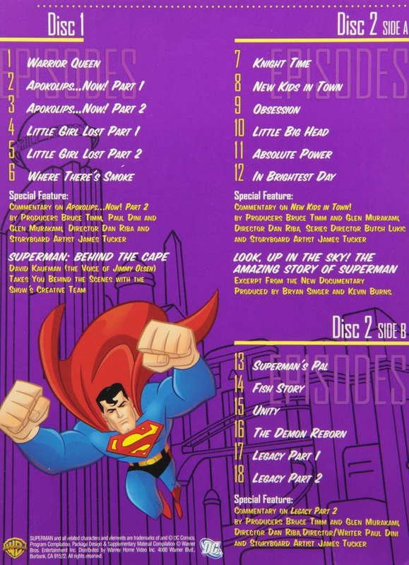 Superman: The Animated Series, Volume 3  (1996) (DVD) (Second-Hand)