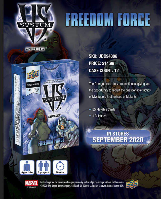 VS System 2PCG Freedom Force (Board Games)